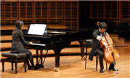 Cellist George Yang with Piano accompanist Sherilyn Chen