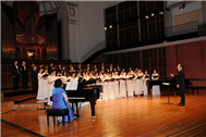 Conductor Karl Yang in the Ode to Joy Classical Choral Concert