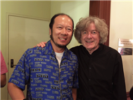 Karl with British Conductor James Judd 